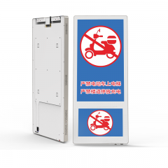 智慧双屏电梯广告机电梯控制终端电动车进入自动语音警示